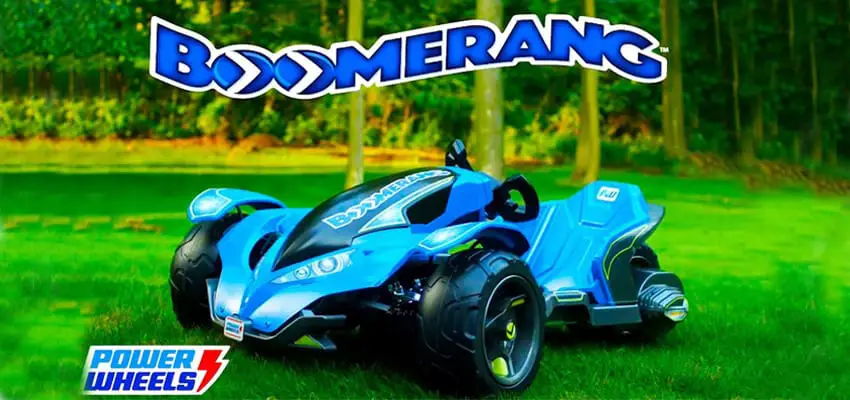 power wheels boomerang blue