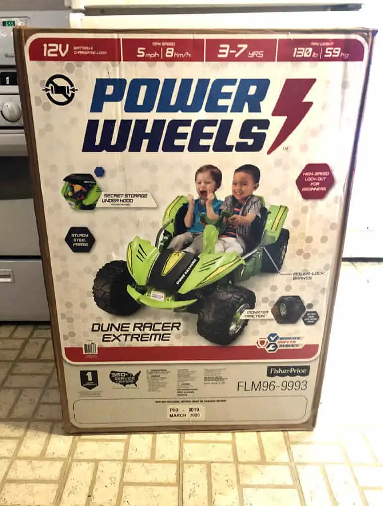 unboxing power wheels